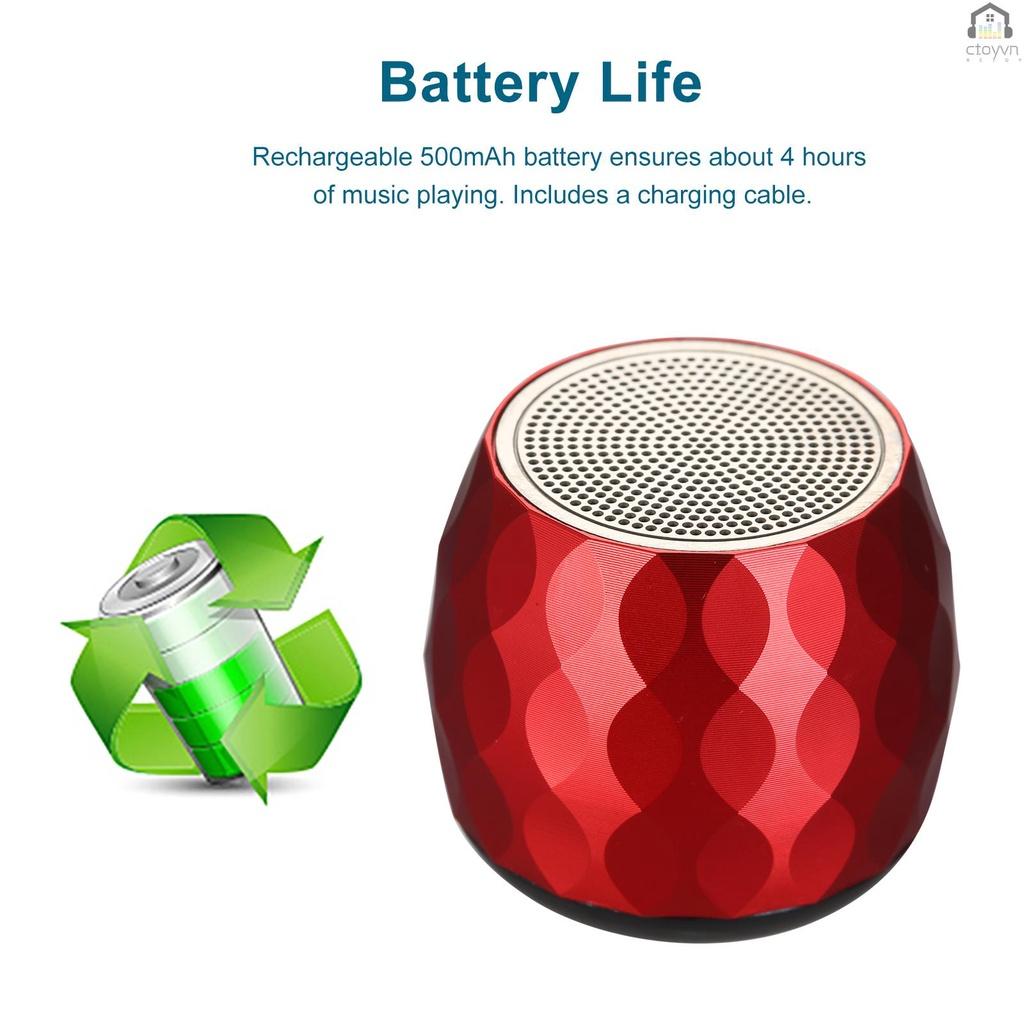 Loa bluetooth không dây mini BM2C TWS có thể sạc lại kèm mic