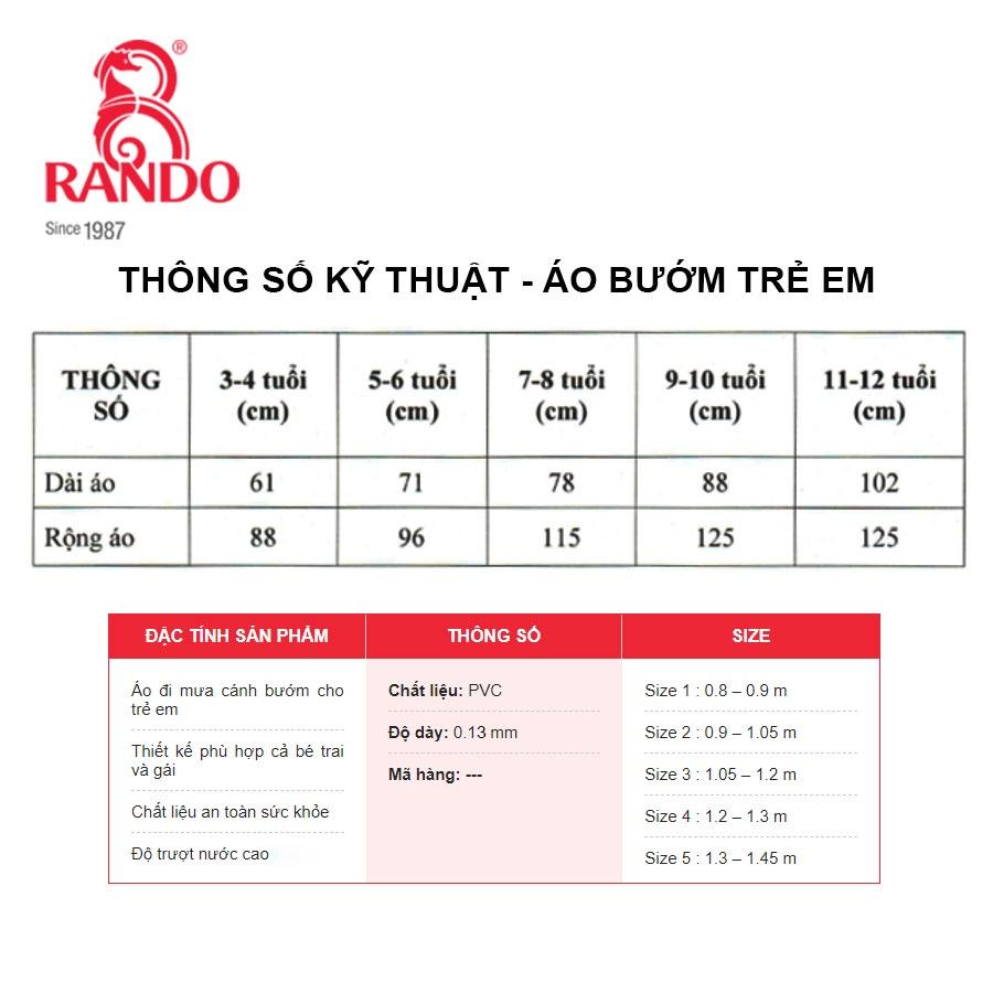 Áo Mưa Cánh Dơi Trẻ Em cho BÉ TRAI và BÉ GÁI