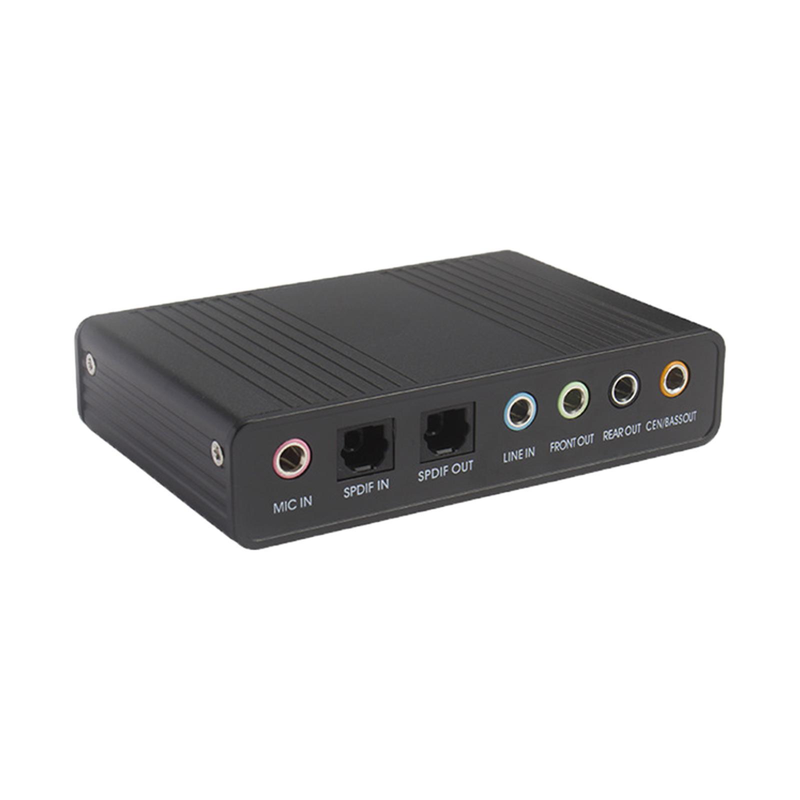 Sound Card Replacement Audio Sound Card Adapter Premium Durable for Laptop PC Desktops