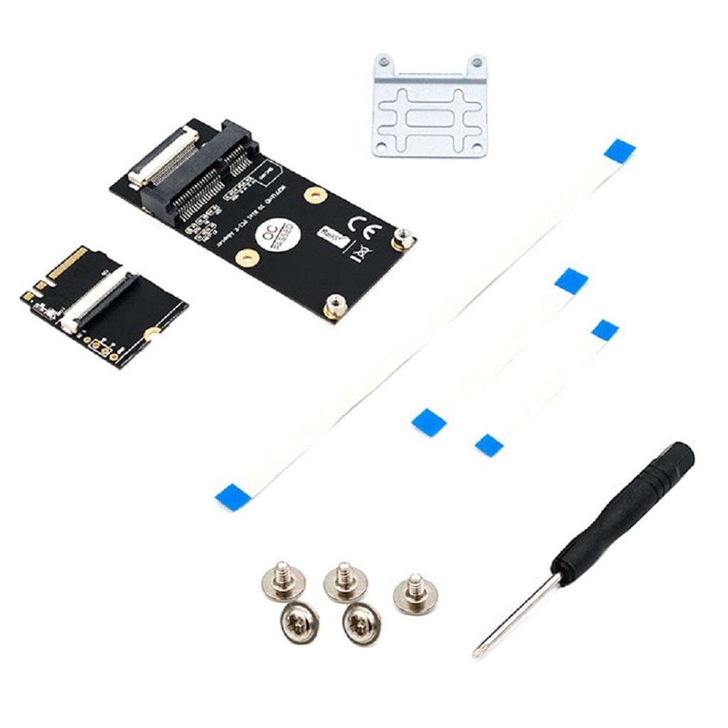 1 Set M.2 () Key A / E /  to  -E Adapter with 3 FFC Cables