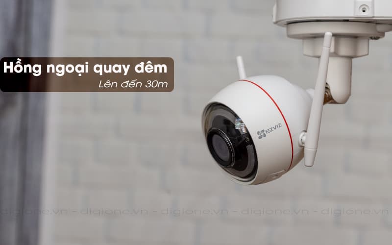 Camera Ezviz ngoài trời C3WN, C3W (2M), C3W Pro (4M) có màu ban đêm - Hàng chính hãng