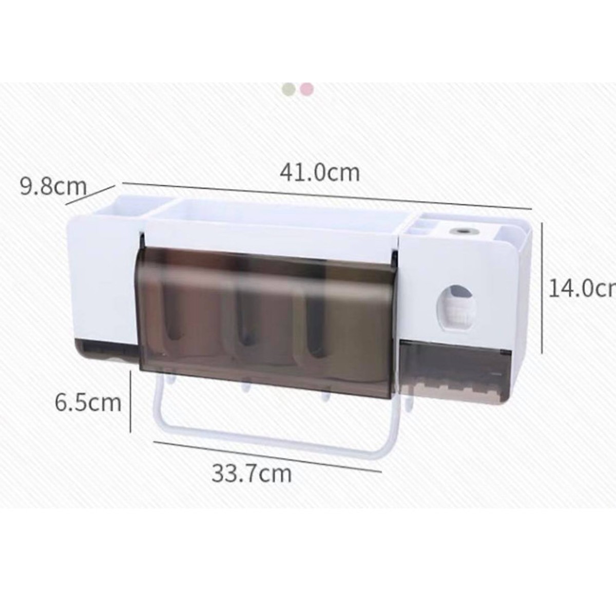 Bộ nhả kem đánh răng - kèm 3 cốc lúa mạch