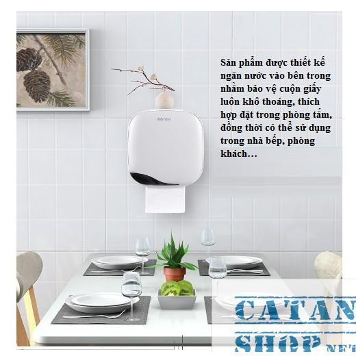 Hộp đựng giấy vệ sinh dán tường Cao Cấp, Hộp khăn giấy OENON chống nước, đa năng, siêu tiện dụng-GD467-HGVS-HinhVuong
