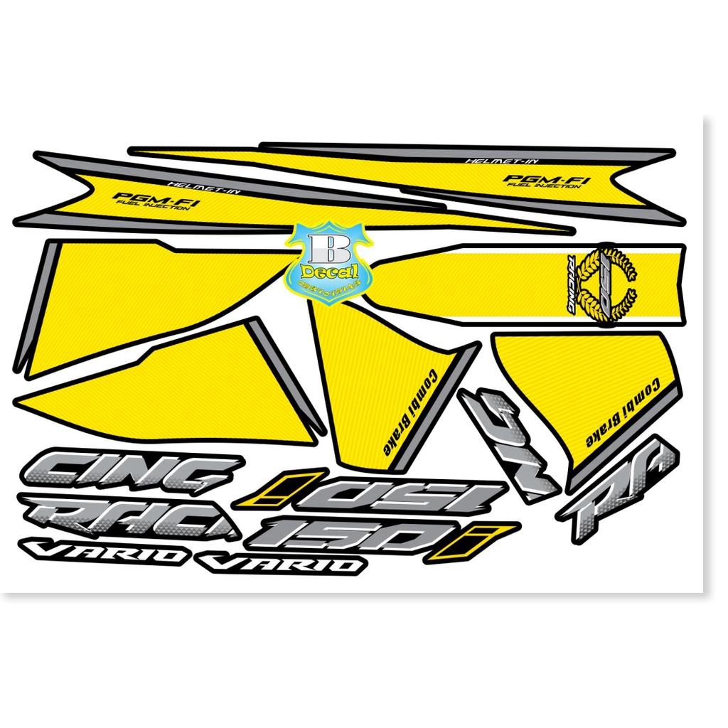 Tem rời vario racing vàng đen