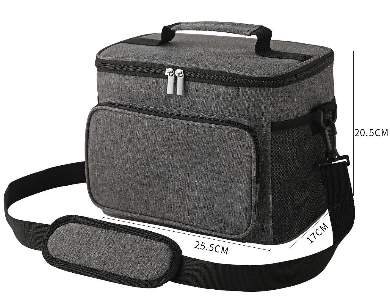 Hộp ăn trưa bằng chứng rò rỉ - Túi ăn trưa làm mát mềm có thể tái sử dụng với dây đai có thể điều chỉnh