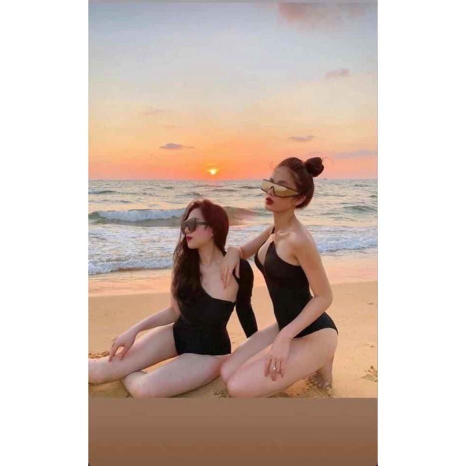 Bikini lệch vai phối khoen
