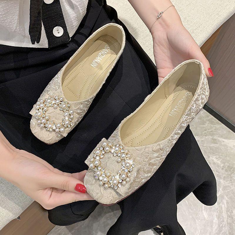 Giày Lười Đế Bằng Thiết Kế Mới Cao Cấp Thời Trang Dành Cho Nữ