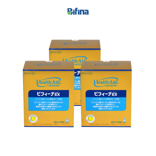 Combo 3 hộp Men vi sinh Bifina Nhật Bản - Loại EX hộp 60 gói