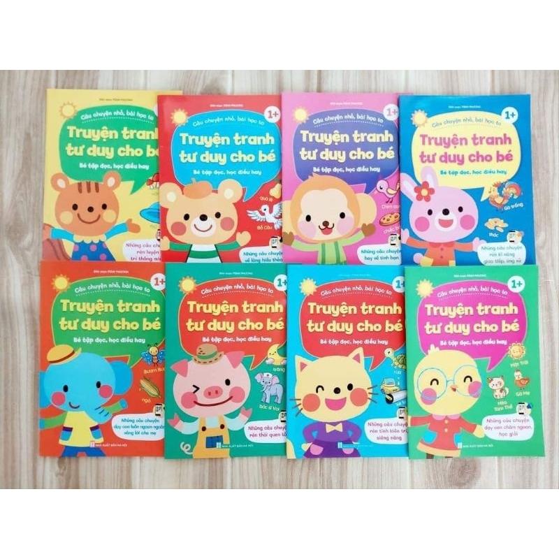 Bộ 8 cuốn Truyện tranh tư duy cho bé