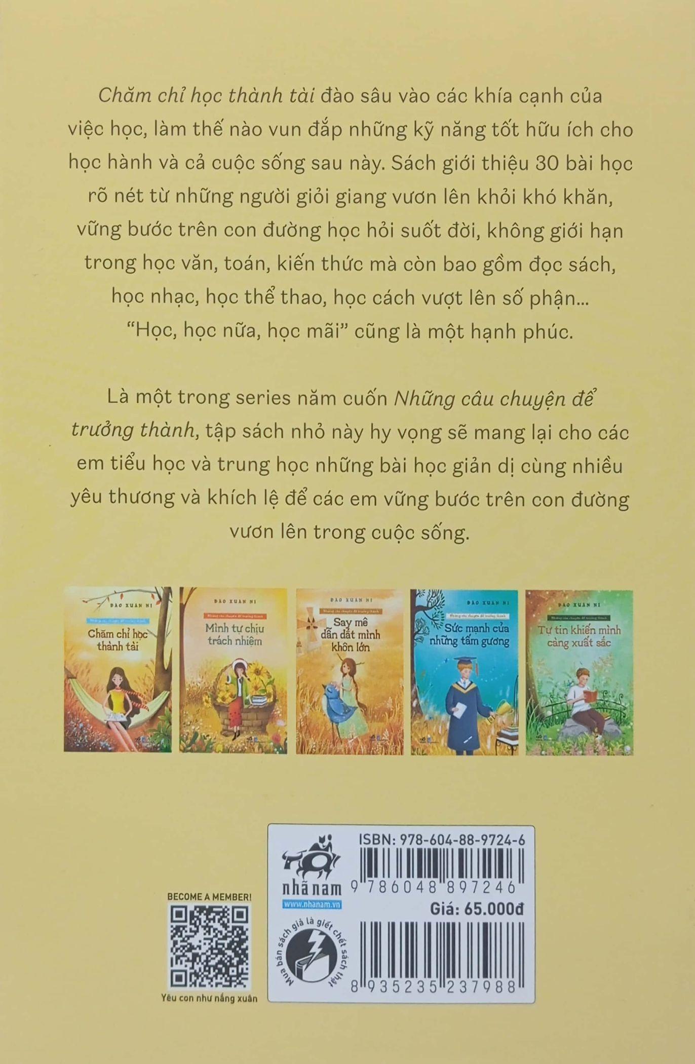 Những Câu Chuyện Để Trưởng Thành - Chăm Chỉ Học Thành Tài