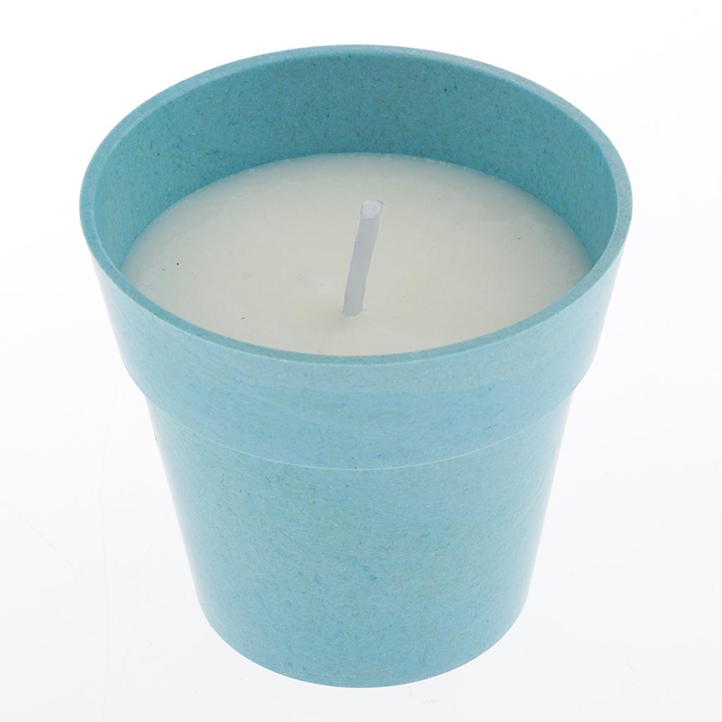 6x Scented Candles Natural Soy Wax Portable Travel Home Candle With Plastic Box