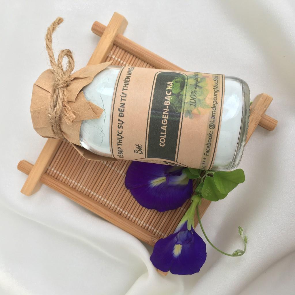 Bột mặt nạ Collagen, Bạc Hà chống lão hóa nguyên chất 200ml