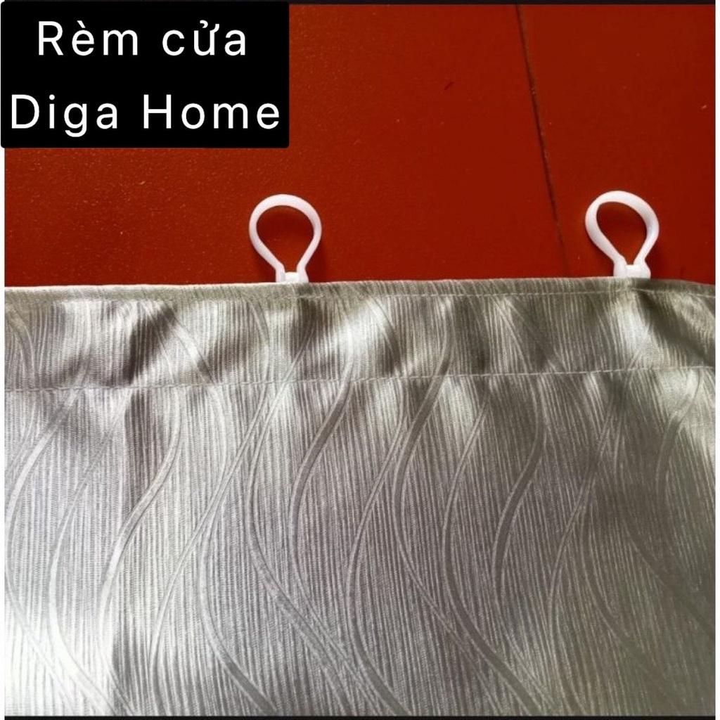 Rèm Cửa Rido Chống Nắng - Ngăn Phòng Móc Thẳng Tiết Kiệm Chi Phí và Không Gian-Diga Home