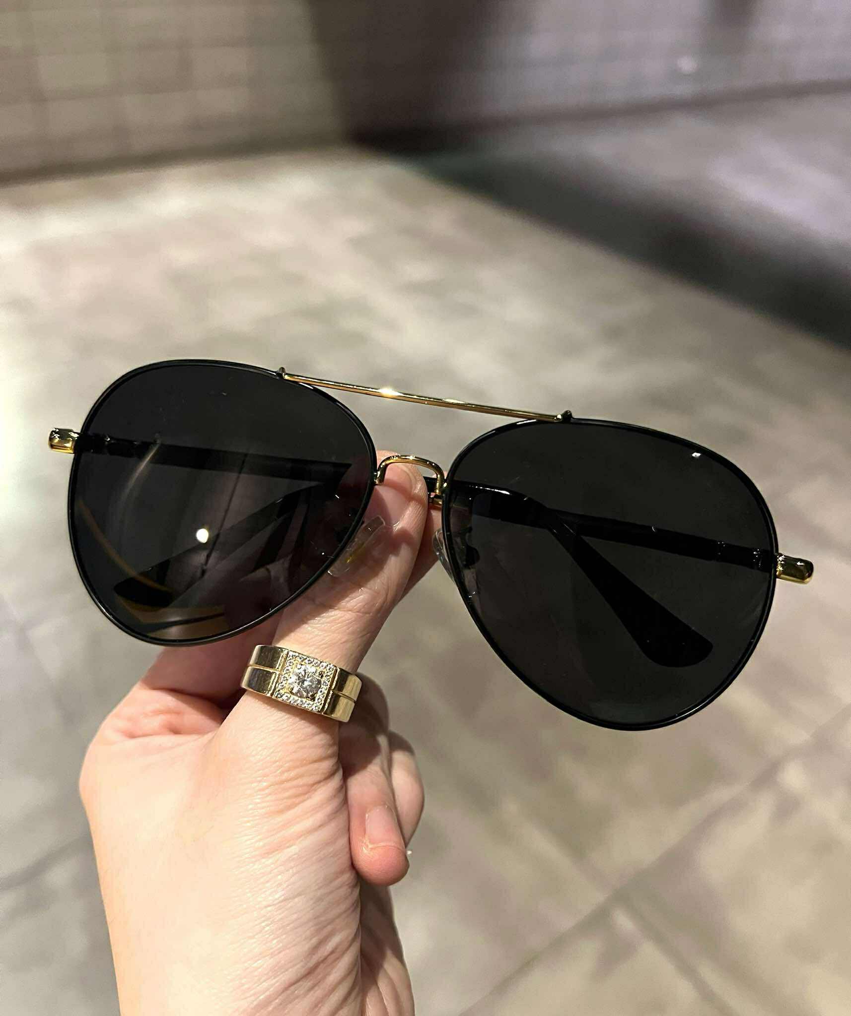 Kính râm nam thời trang cao cấp Mắt kính Polarized Phân cực chống chói + Tặng phụ kiện kèm theo