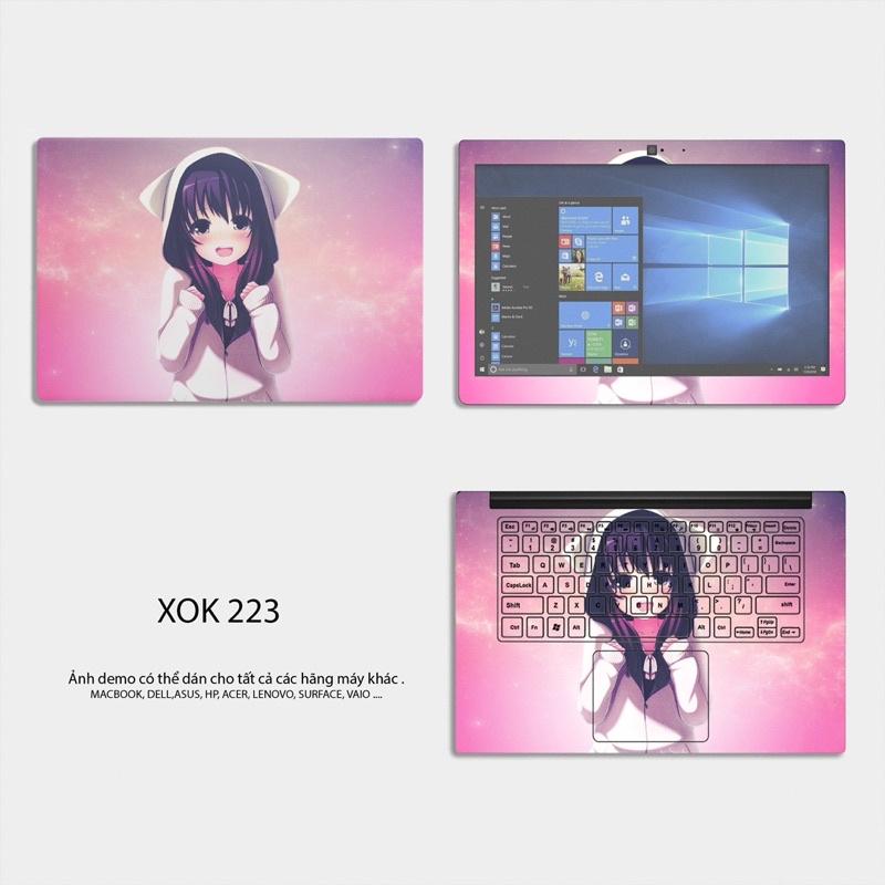 Skin Dán Laptop Mẫu Anime - Anime Sad Girl