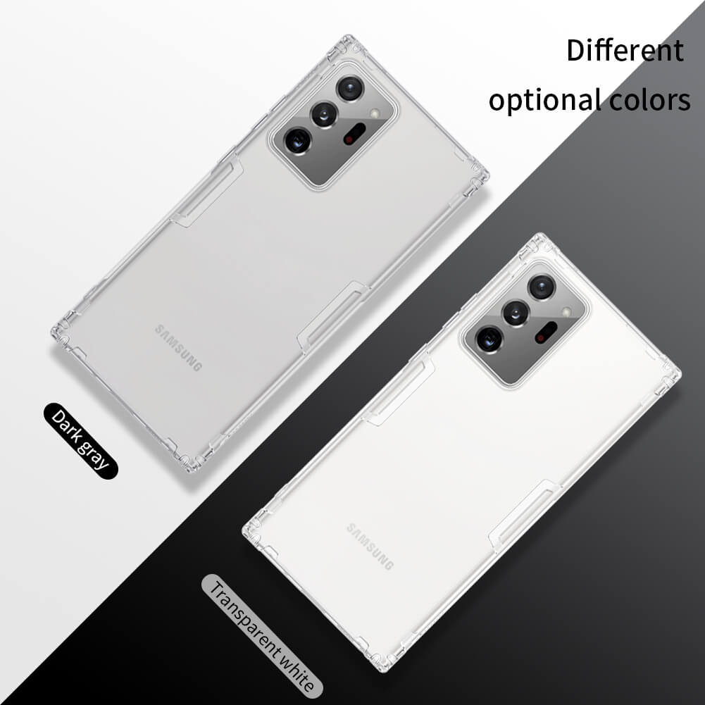 Ốp lưng dẻo silicon cho Samsung Galaxy Note 20 Ultra hiệu Nillkin mỏng 0.6mm, chống trầy xước - Hàng chính hãng