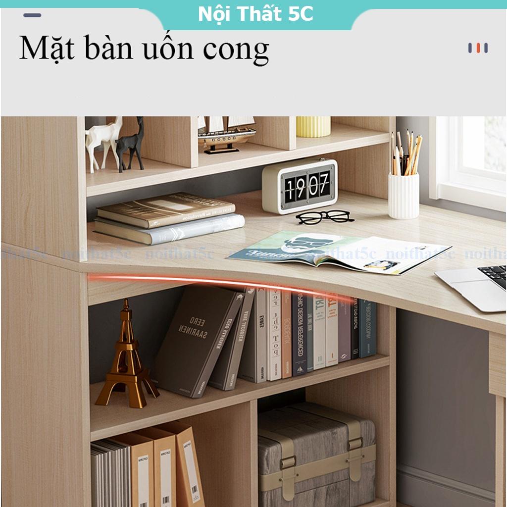 Bàn học tập ,làm việc cao cấp nhập khẩu liền giá sách lớn lưu trữ sách vở, tài liệu