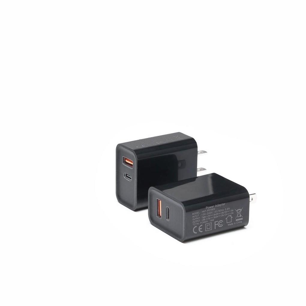 Cốc Củ Sạc Nhanh đa năng 2 cổng USB và Type-C Quick charge 3.0 cho smartphone Tablet.