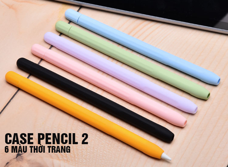 Ốp silicon TPU bảo vệ Apple Pencil 2 bút cảm ứng kiểu bút chì ipad máy tính bảng Dan House –Hàng chính hãng