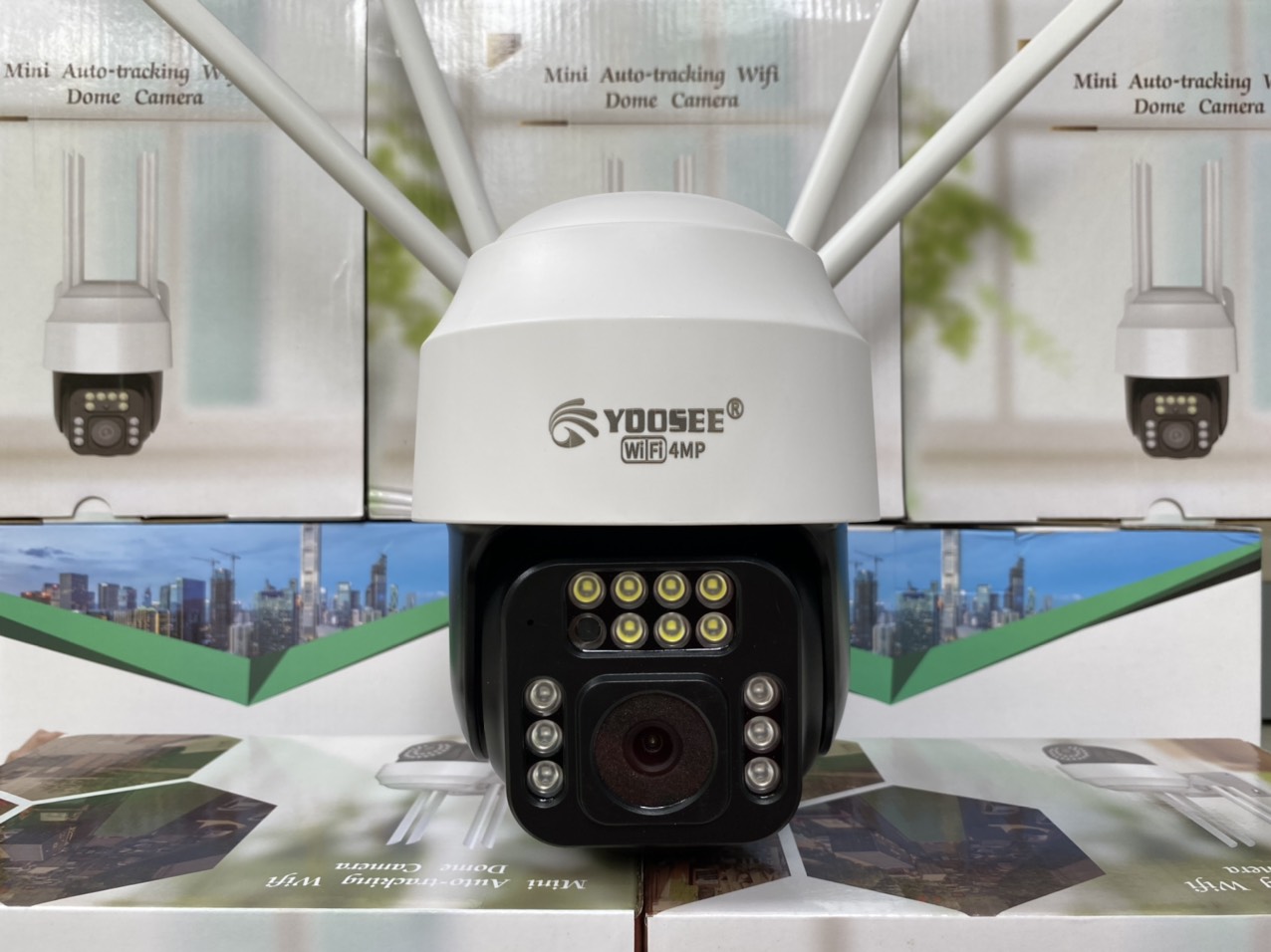 Camera Wifi Yoosee 4.0 Mpx Full HD, Dòng Ngoài Trời Xoay 360°,C12 Xem Đêm Có Màu-Đàm Thoại 2 Chiều-Phát Hiện Chuyển Động Chống Trộm-Hàng Nhập Khẩu