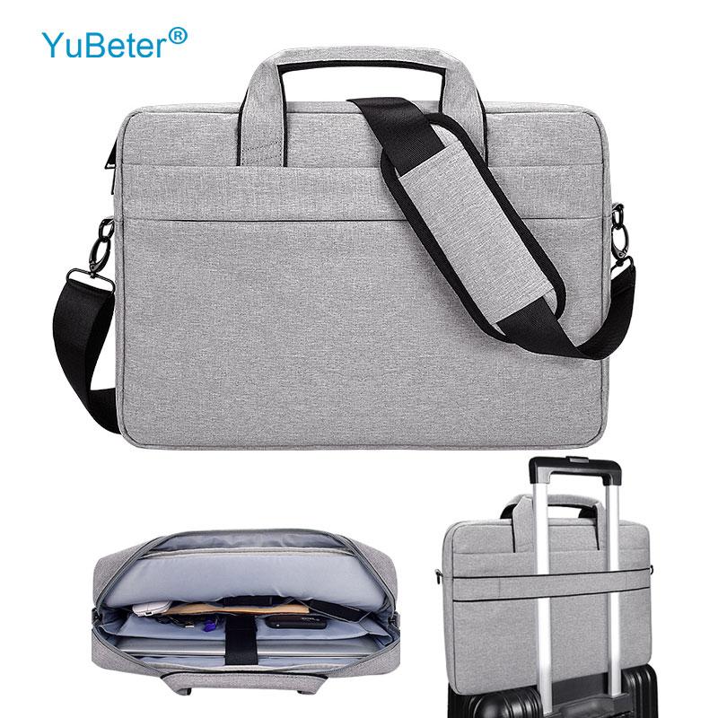 YuBeter Túi Laptop 11.6 12.5 13.3 14.1 15.4 15.6 Inch Xách Tay Túi Đeo Cho Macbook Air Pro Xiaomi Asus HP Huawei