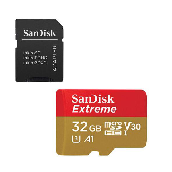 Combo Thẻ Nhớ Sandisk Micro SDHC Extreme 32Gb 100Mb/s + Adapter - Hàng Chính Hãng