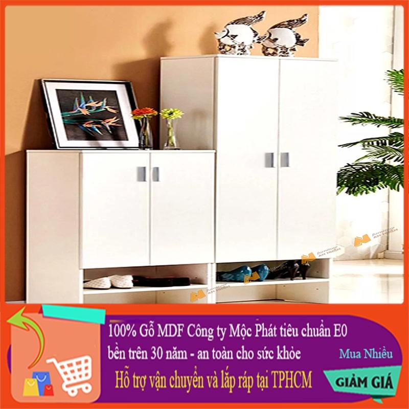 Made in VN - Tủ đựng giày dép bằng gỗ công nghiệp - gỗ mdf 17mm công ty Mộc Phát độ bền trên 30 năm AN084