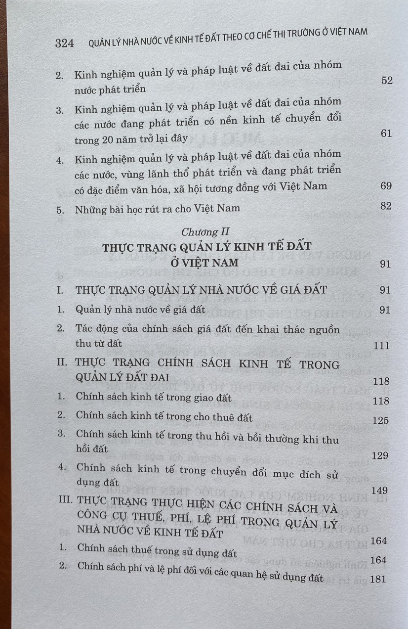 Sách - Quản Lý Nhà Nước Về Kinh Tế Đất Theo Cơ Chế Thị Trường Ở Việt Nam