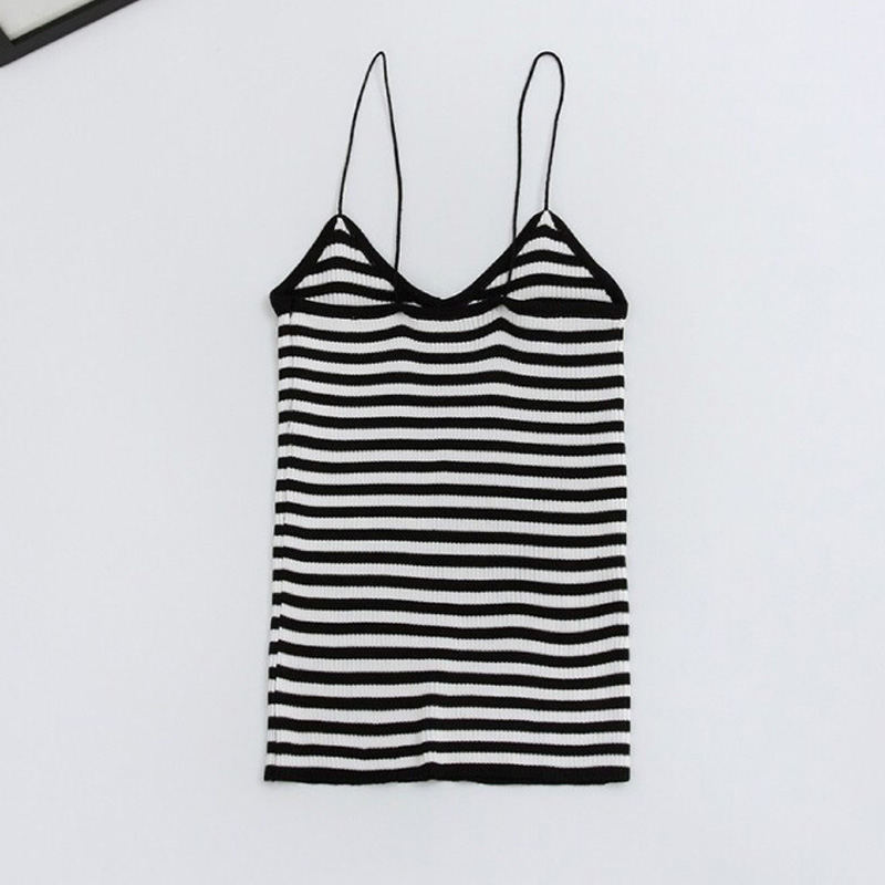 Áo len 2 dây sọc phối màu Mã: AH329