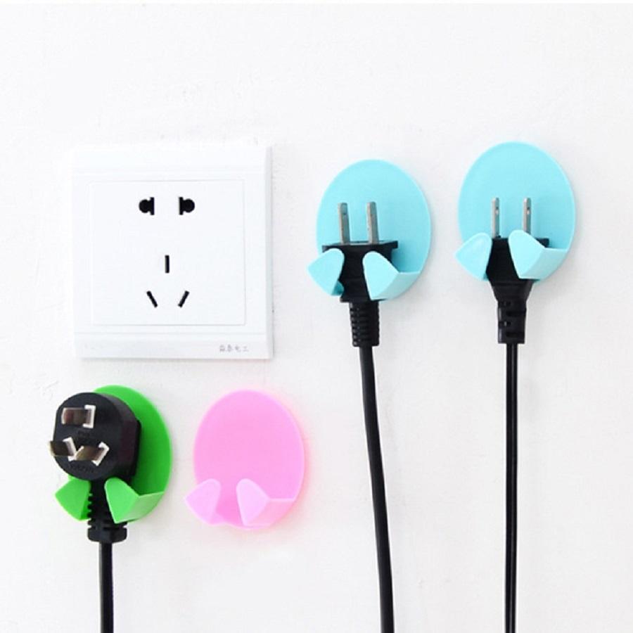 Móc Dán Tường Treo Phích Cắm Điện Vỉ 2 Móc H088