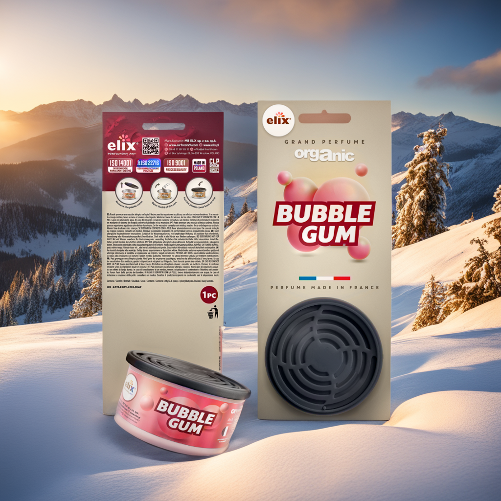 Sáp Thơm  để Taplo Ô tô Elix - Hương Bubble Gum (Kẹo gum)