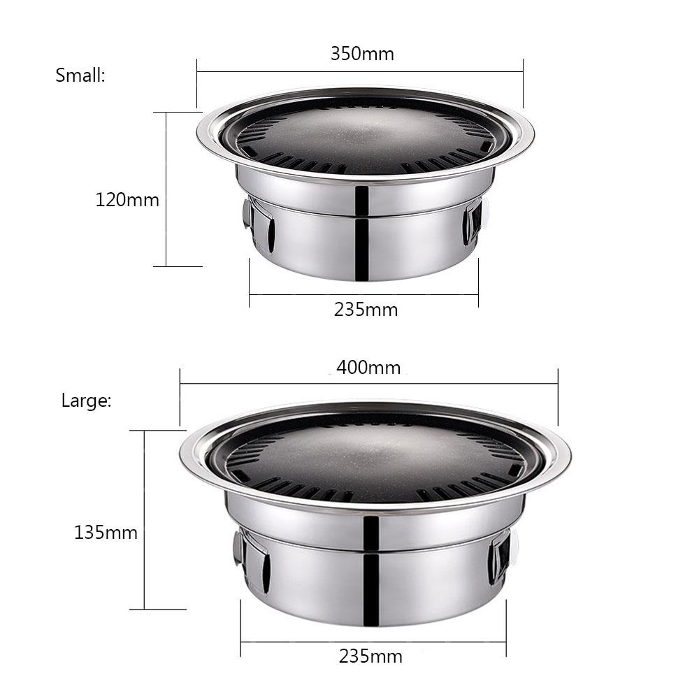 Lò nướng than bằng thép không gỉ