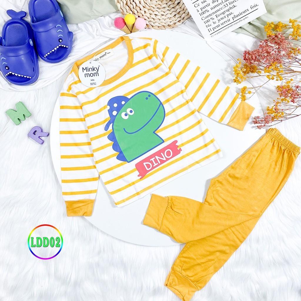 Bộ Dài Tay Cho Bé LDD02 Đồ Bộ Thun Lạnh Cao Cấp Mềm Mịn Thoáng Mát Dễ Chịu, Thoải Mái Cho Bé