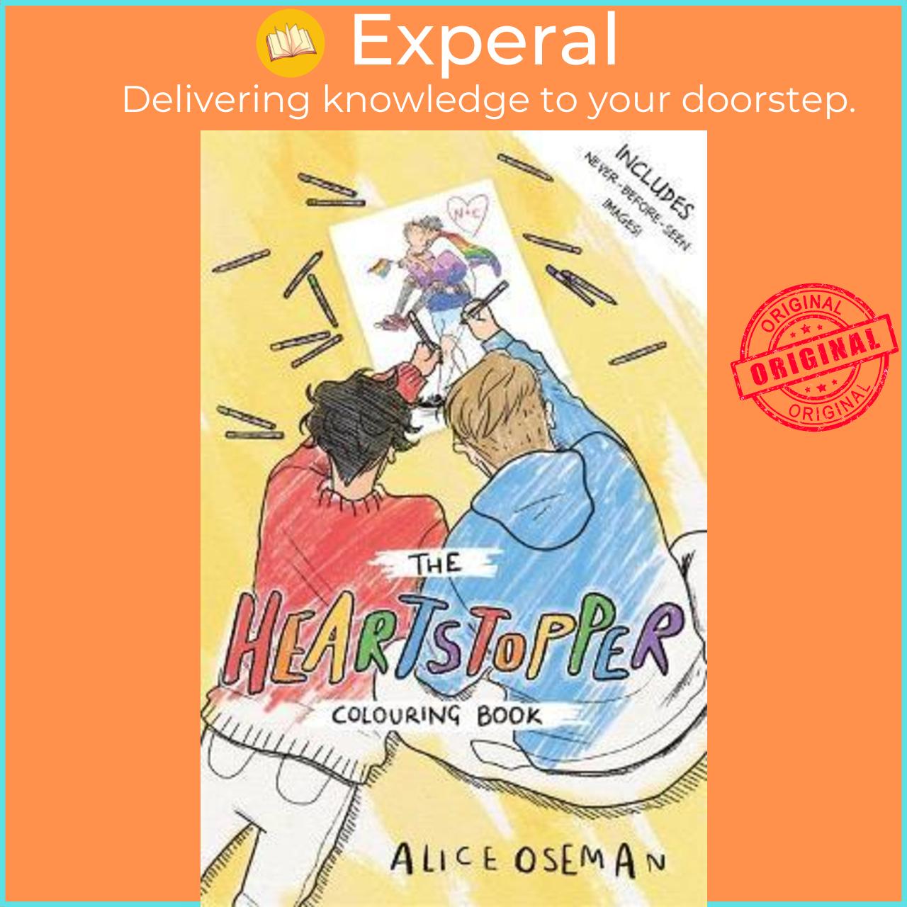 Sách - The Heartstopper Colouring Book by ALICE OSEMAN