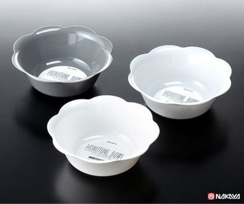Tô nhựa Nakaya Monotone Plate size Ø205mm (Giao màu ngẫu nhiên) - Hàng nội địa Nhật Bản nhập khẩu chính hãng