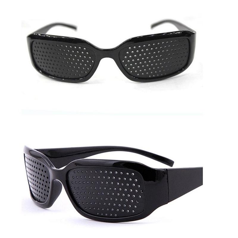 Kính chống loạn thị Anti-Myopia với các lỗ hổng điều chỉnh tầm nhìn Mệt mỏi Kính lỗ cho nam giới cải thiện thị lực tự nhiên Color: 5 holes