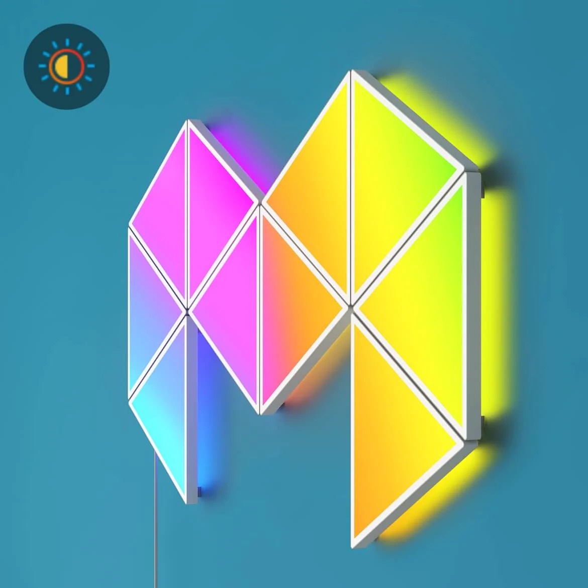 Đèn LED tam giác Govee Glide Triangle Light Panels H6067 | Thiết kế tinh tế, hiện đại và thông minh