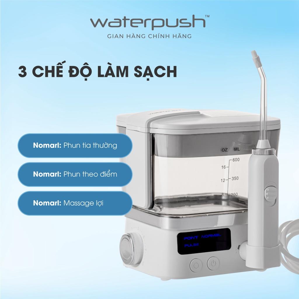 Máy tăm nước gia đình cao cấp WaterPush 1912 - Bình siêu lớn 300ml -  1 đổi 1 trong 12 tháng