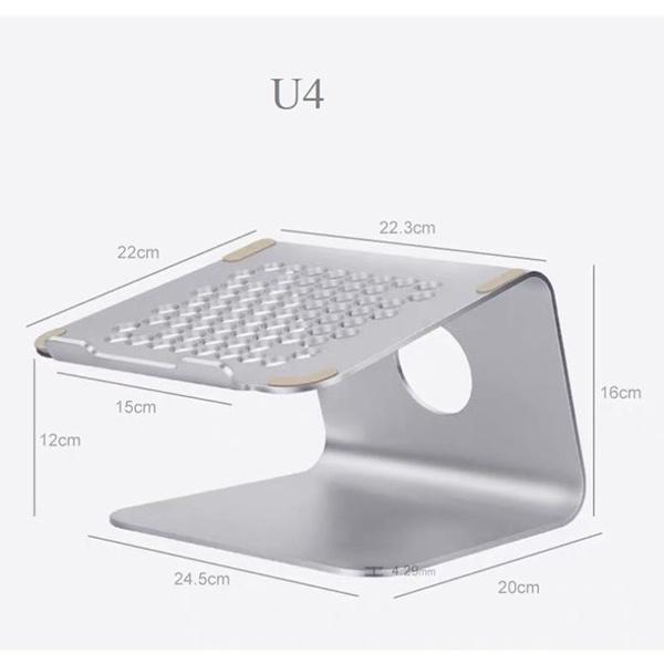 Giá đỡ nhôm tản nhiệt dành cho Laptop Stand cho notebook Macbook và các laptop khác