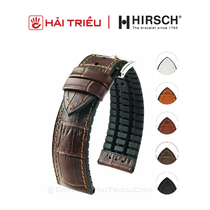 Dây da đồng hồ nam nữ HIRSCH PAUL