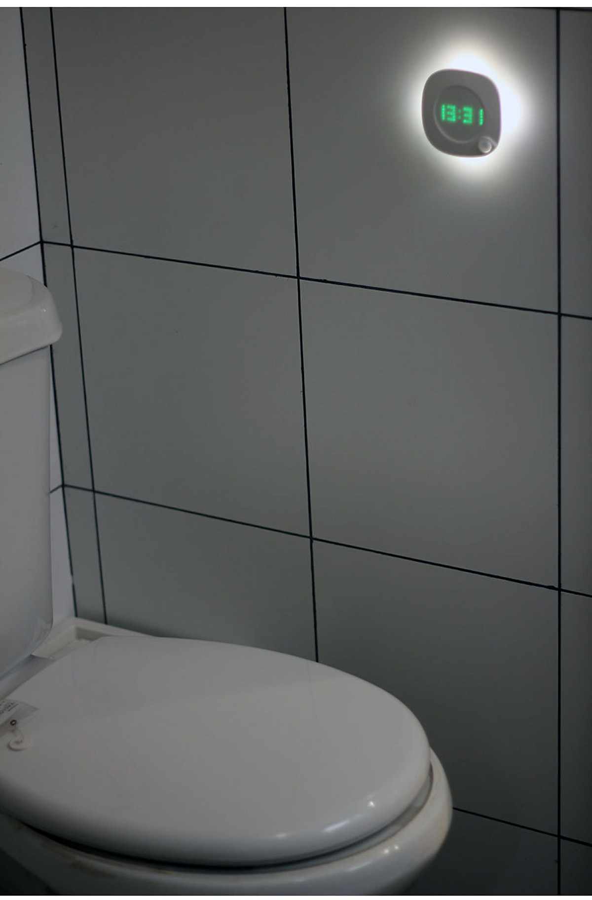 Đèn cảm ứng mini thông minh đa năng có đồng hồ - Hàng nhập khẩu