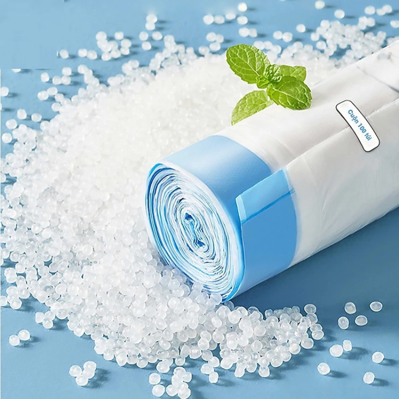 SIÊU HOT CUỘN 100 TÚI RÁC TỰ HUỶ SINH HỌC MINAIER Túi đựng rác dây rút Minaier cuộn 100 túi chịu nhiệt chống rò rỉ nước