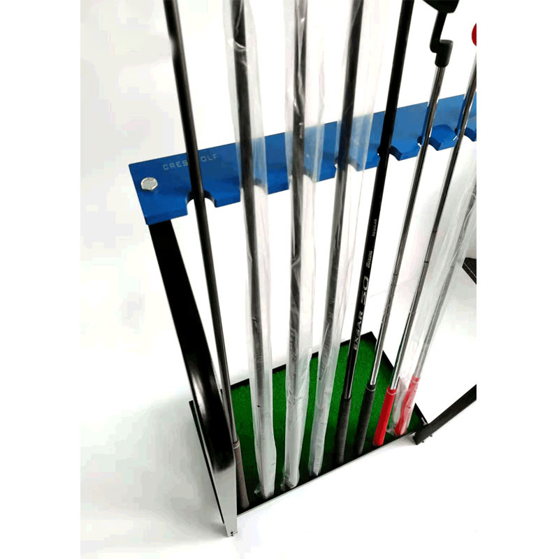 Giá đỡ gậy golf loại khung thép cài được 9 gậy chắc chắn GG022