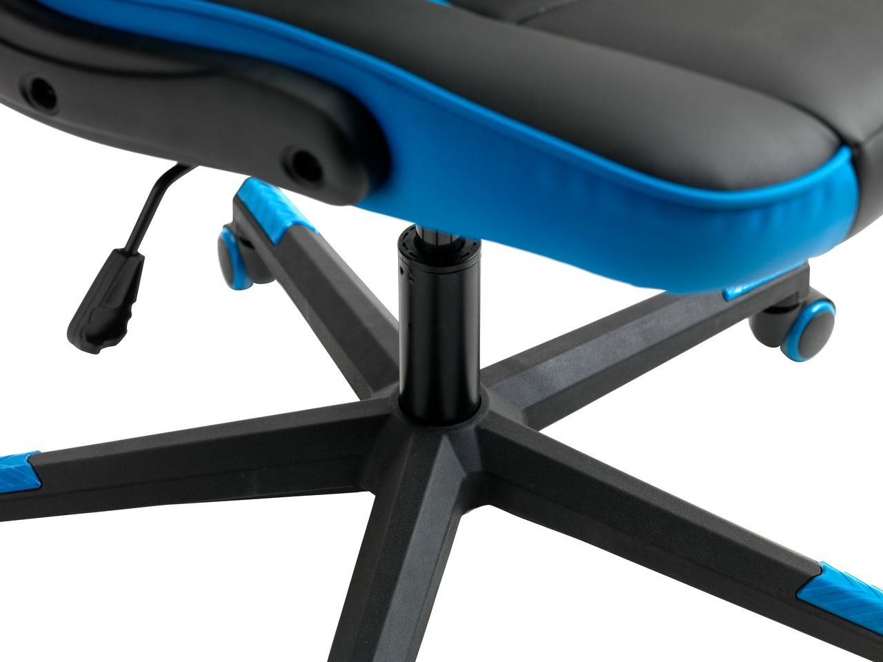 Ghế gaming | JYSK Vojens | da PP/kim loại | xanh/đen | R72xS67xC108/118cm
