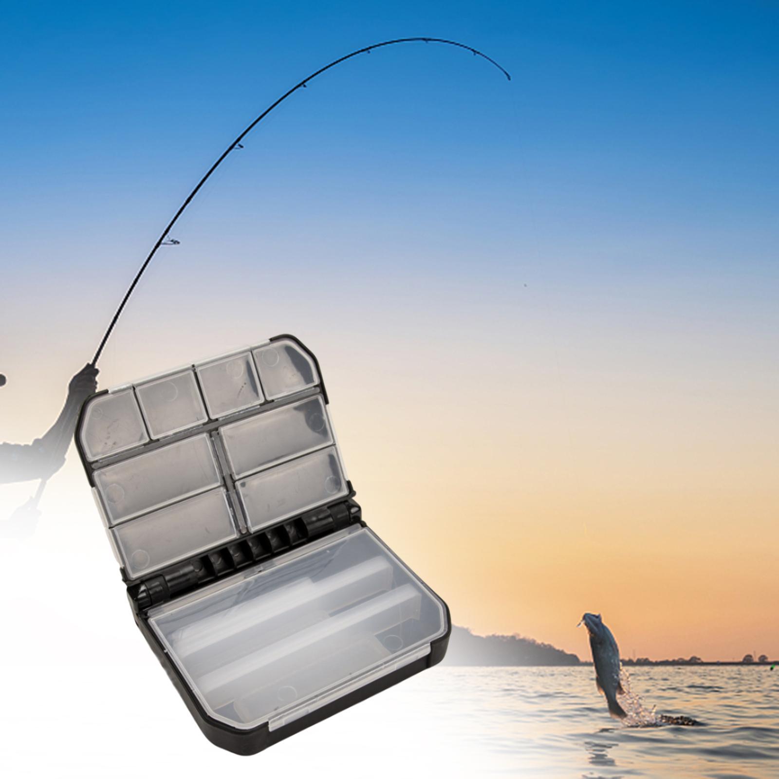 Fishing Tackle Box with Removable Dividers Waterproof Tackle Organizer