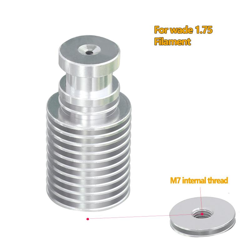 Ống làm mát V6 Tất cả máy đùn đầu khối kim loại J-Head Block cho phần 3D dài 1.75mm 3,0mm 3D Máy in 3D Bán buôn