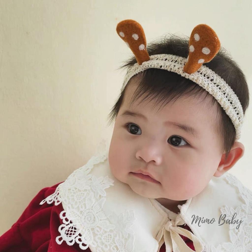 Băng đô turban hình tai thú đáng yêu cho bé Mimo baby BD36
