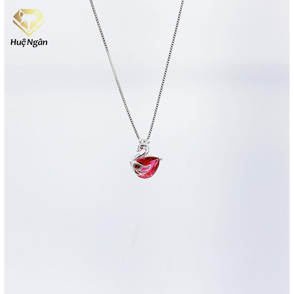 Dây chuyền bạc Ý 925 Huệ Ngân -Thiên nga PP1248