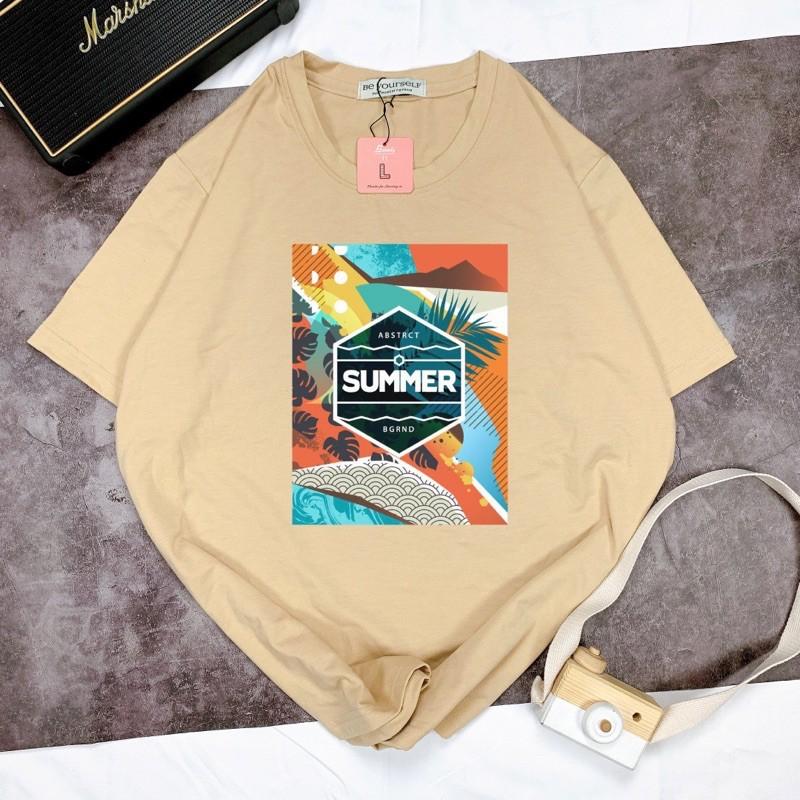 Áo Thun Tay Ngắn UNISEX SUMMER - Hình chụp thật