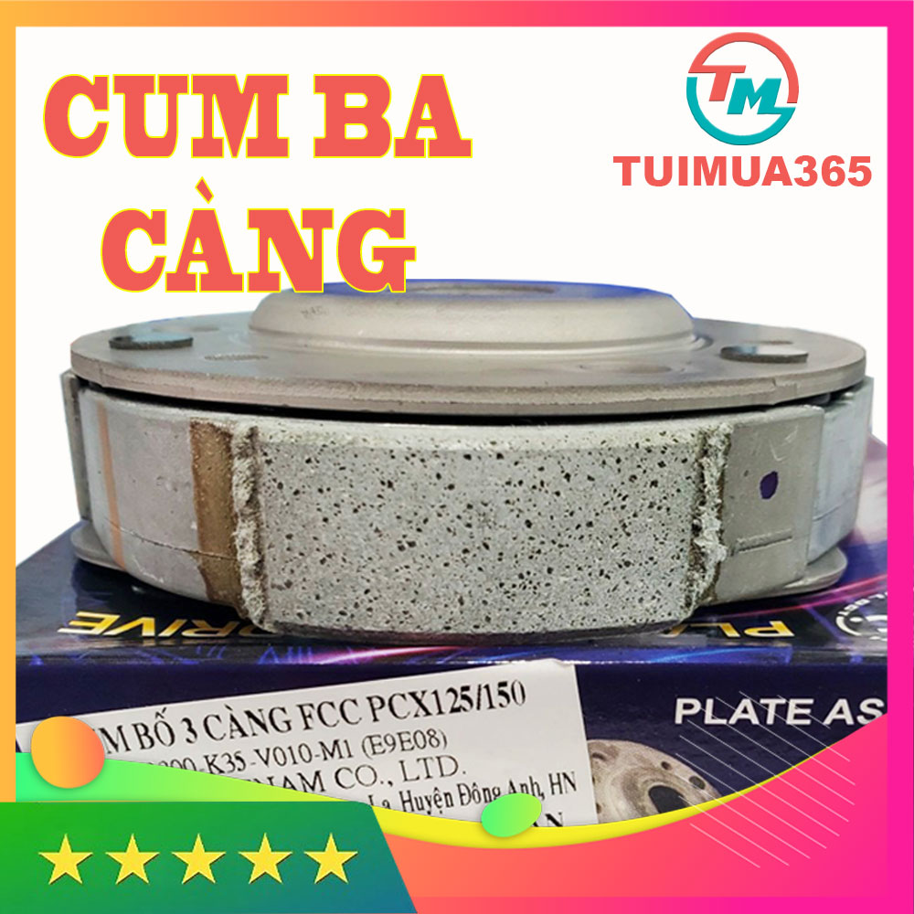 CỤM BỐ BA CÀNG NỒI SAU HONDA VARIO, AIRBLADE 125/150, CLICK, SH MODE, LEAD, PCX, SHVN